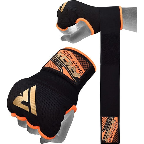 RDX 75CM GEL INNER GLOVES WITH WRIST STRAP/Org-1